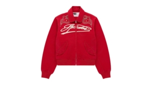 Sp5der R-05 Script Bomber Jacket Rood