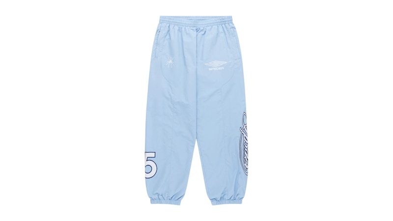 Sp5der Script Warm Up Pant Rock Blauw