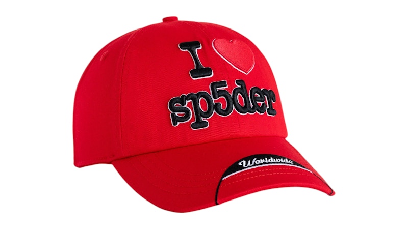 Sp5der Souvenir 6-Panel Hat Rood