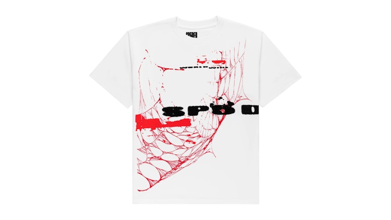 Sp5der Spinner Tee Wit