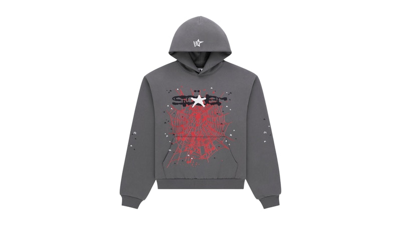 Sp5der Splat Punk Hoodie Slate