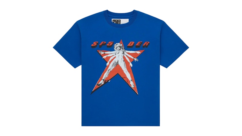 Sp5der Star Girl Tee Blauw