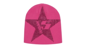 Sp5der Star Rhinestone Skully Roze