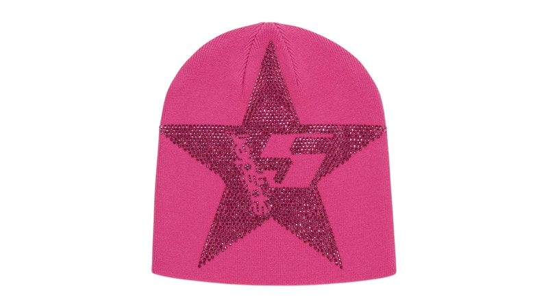 Sp5der Star Rhinestone Skully Roze
