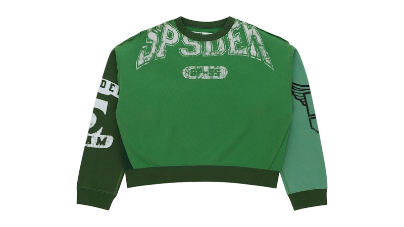 Sp5der Superfive Crewneck Groen