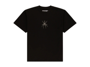 Sp5der TM Rhinestone Tee Zwart