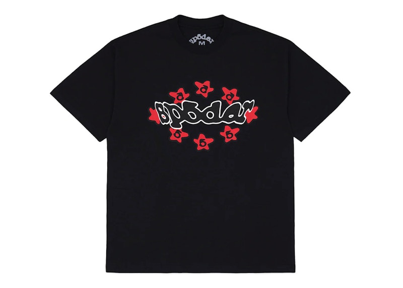 Sp5der Warped Tee Zwart