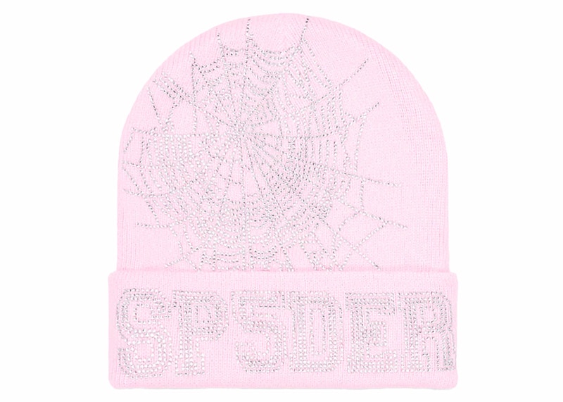 Sp5der Web Beanie Roze