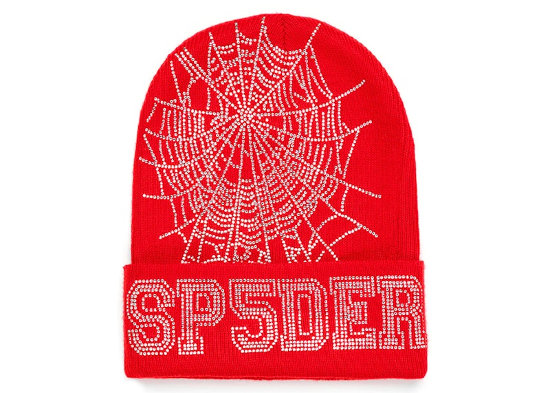 Sp5der Web Beanie Rood