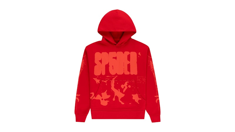 Sp5der X-Ray Hoodie Rood