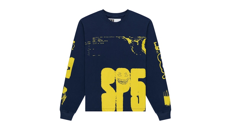Sp5der X-Ray Longsleeve Tee Blauw