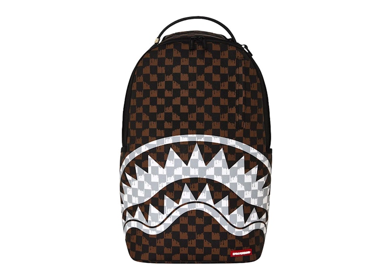 Sprayground Check Ghost Drip Backpack Bruin