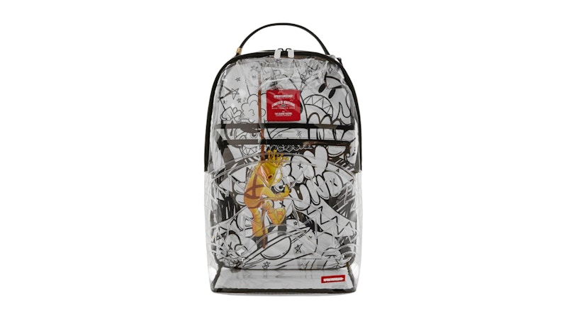 Sprayground DLX Astromane Sky Writer Backpack Clear