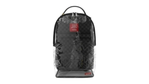 Sprayground DLX Checked Out Backpack Clear