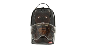 Sprayground Clear Sharks In Paris Bear Backpack Multicolor