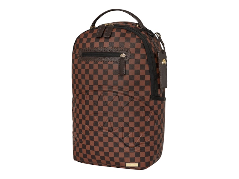 Sprayground Core Emboss Check Backpack Backpack Zwart