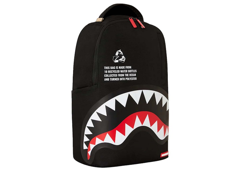 Sprayground Core Recycled Shark DLXSR Backpack Zwart