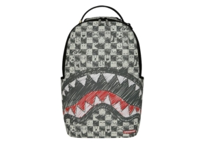 Sprayground Emote Checkered Backpack Multicolor