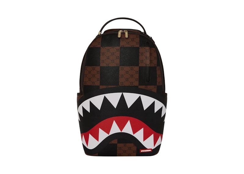 Sprayground Enlarged Check Paris Backpack Bruin