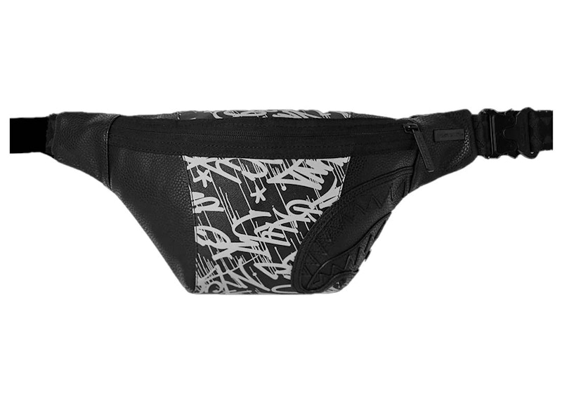 Sprayground Midnight Raceway Graffiti Savvy Crossover Bag Zwart