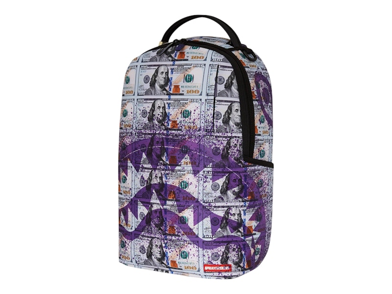 Sprayground Money Splat Backpack Backpack Paars