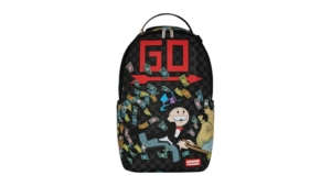 Sprayground Monopoly Wheel Barrel Backpack Multicolor
