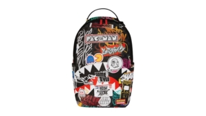 Sprayground Pacman Leveled-Up Art Backpack Multicolor