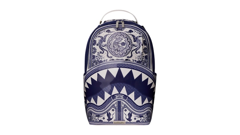 Sprayground Porcelain Tiger Phoenix Shark Backpack Multicolor