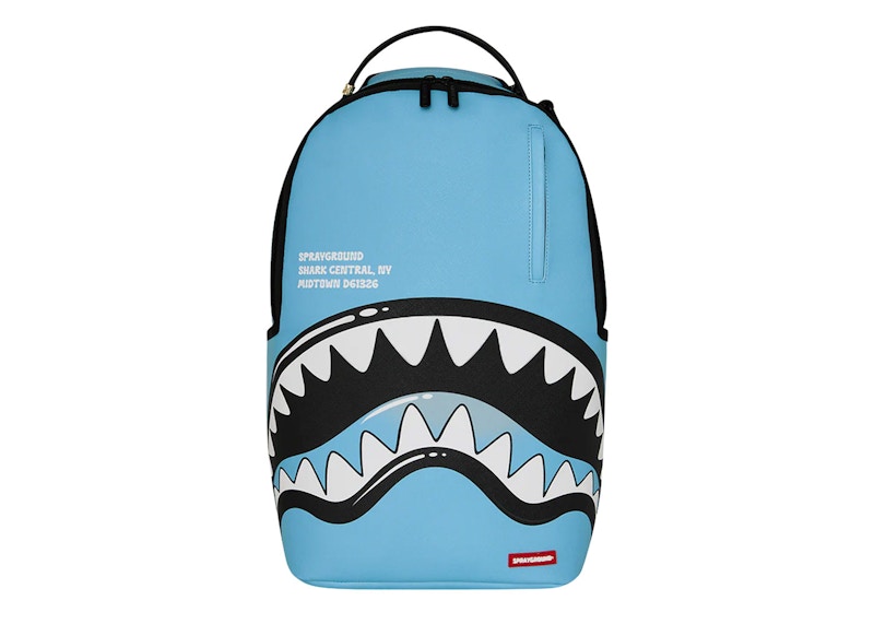 Sprayground Shark Central Bubbly Backpack Light Blauw