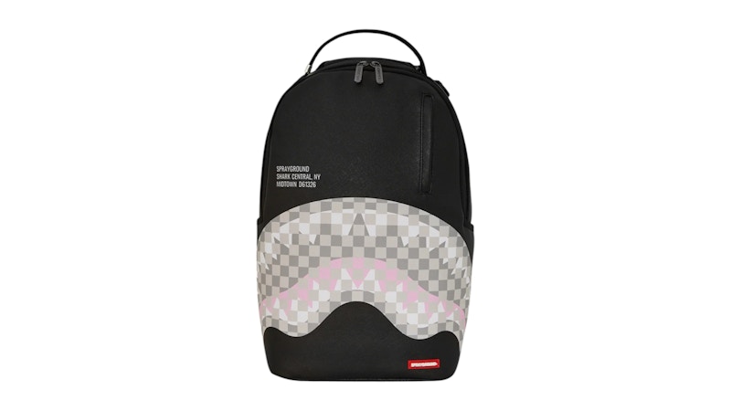 Sprayground Shark Central Check Backpack Multicolor