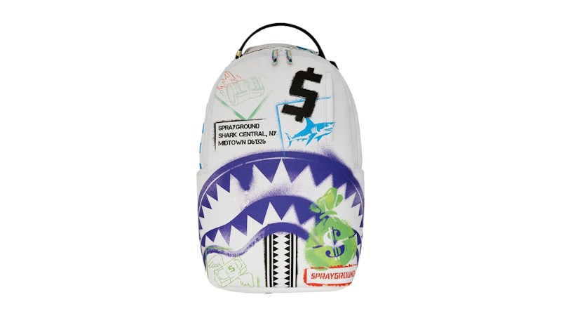 Sprayground Shark Central Cut Out For Greatness DLXSV Backpack Multicolor