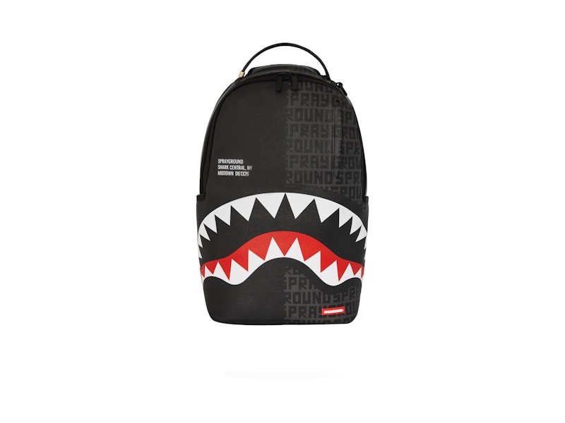 Sprayground Shark Central Split Infinity DLXSV Backpack Zwart