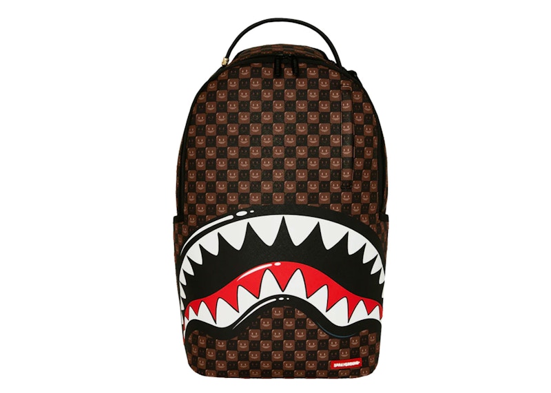 Sprayground Sharks In Paris Wtf Bubble Check Backpack Bruin