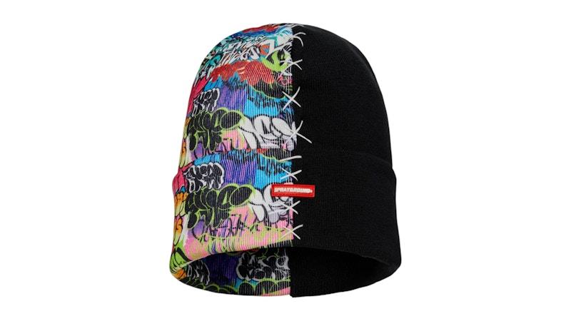 Sprayground Split Graff Beanie Multicolor