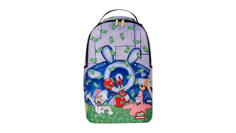 Sprayground SpongeBob Crew Money Bath DLXR Backpack Multicolor