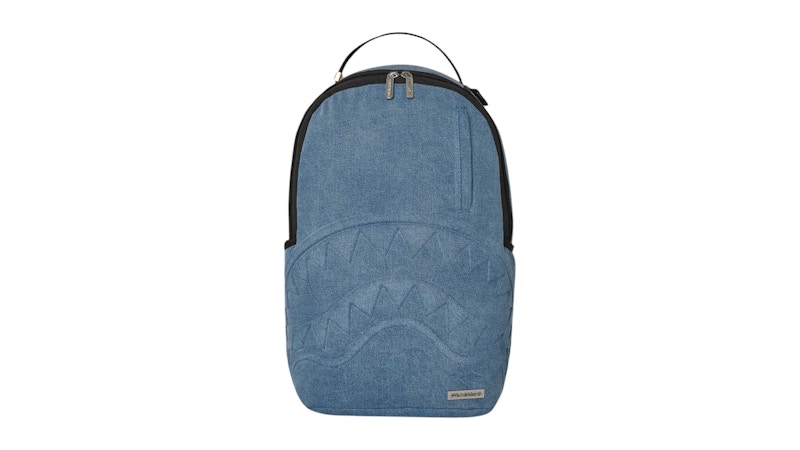 Sprayground Stone Wash 3D Shark Backpack Multicolor
