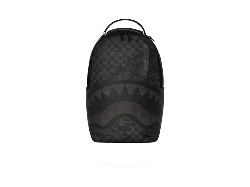 Sprayground Torn Graff Check DLXSV Backpack /Check Zwart