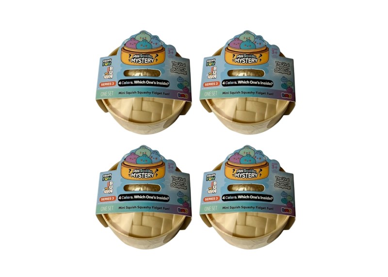 Squishy Bun Mini Squishy Mysery Blind Box 4x Lot