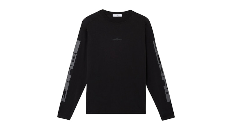 Stone Island Reflective Institutional Three Longsleeve Zwart