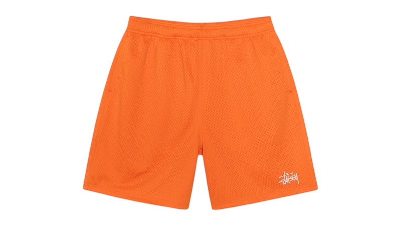 Stussy Basic Mesh Short Oranje