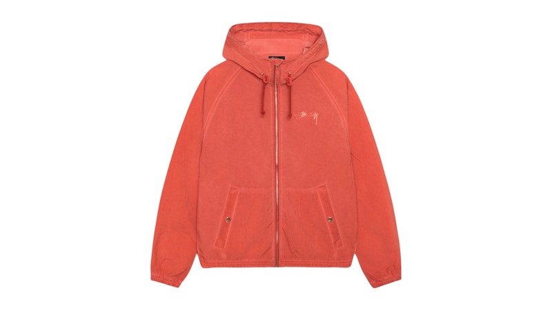 Stussy Beach Garment Dyed Shell Rood