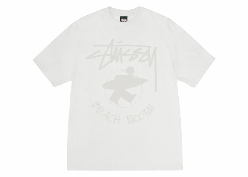 Stussy Beach Roots Pigment Dyed Tee Natural