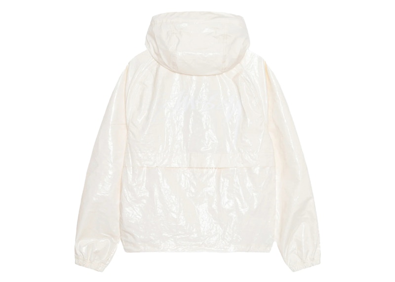 Stussy Beach Shell Coated Ripstop Jacket Bone