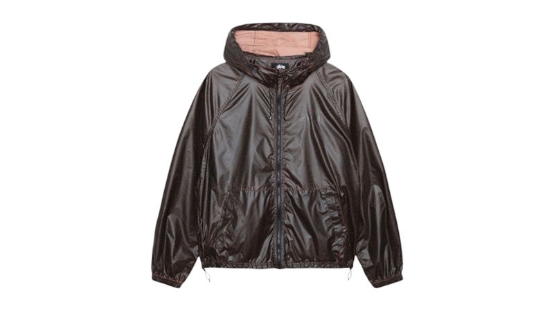 Stussy Beach Shell Cracked Ripstop Outerwear Oranje