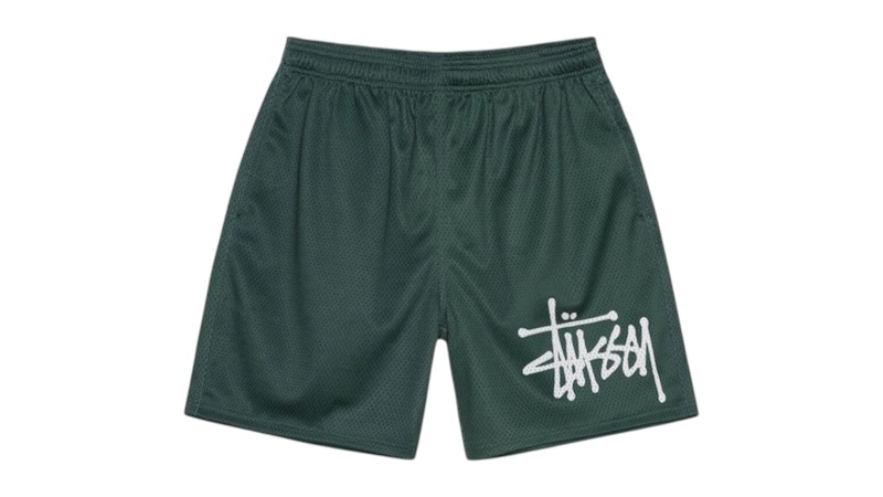 Stussy Big Basic Mesh Short Spruce