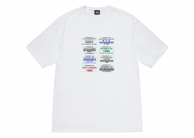 Stussy Codes Tee Wit