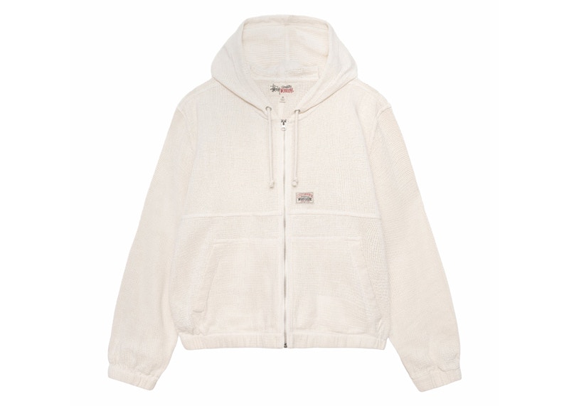 Stussy Cotton Mesh Work Jacket Bone