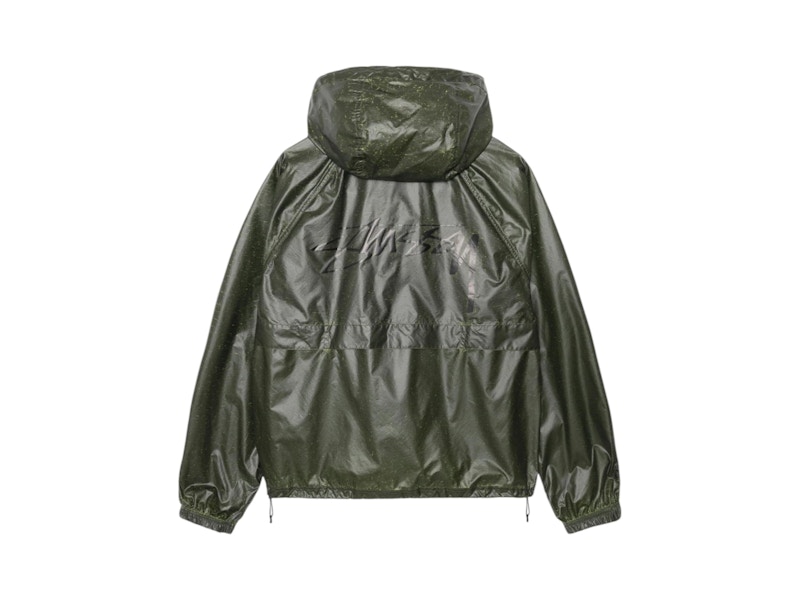 Stussy Cracked Ripstop Beach Shell Lime Groen