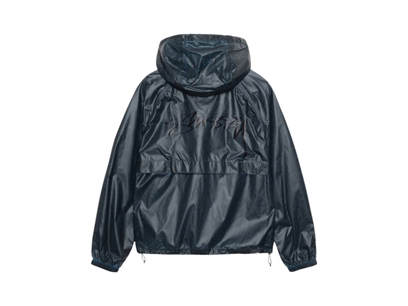 Stussy Cracked Ripstop Beach Shell Royal Blauw