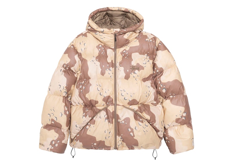 Stussy Down Micro Ripstop Parka Creme
